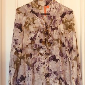 Beautiful floral shirt.